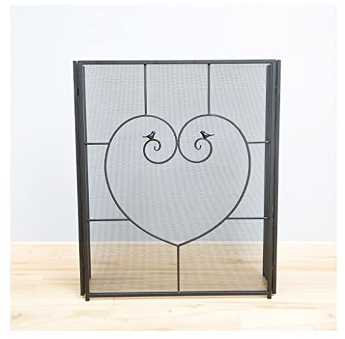 Portes De Foyer Écran de poêle Screen de Style européen Screen Fire Ferme Cadre Spark Spark Screen Screen Screen EXTÉRIEUR Barbecue POÊLE Mural GRAVILLAGE POÊLE MUL Couverture De Cheminée