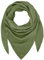 TMK Weiches und leichtes Unisex-Dreieckstuch aus 100% Baumwolle cod.9485 (Einzigartige Farbe, Militär)
