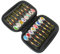 KYEQATY Spinner Köder 16pcs Metall Pailletten Spinner Angelöckchen mit Tackle Beutel für Bassforellen Barsch Pike Rotation Fischereizubehör Schwarz schwarz