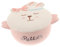 KUKUUU Ceramic Salad Mixing Bowl with Lid Soup Bowl(Pink)