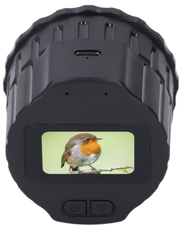 WiFi-Teleskopkamera, Drahtloses Elektronisches Okular, Unterstützt 2K-Videoaufzeichnung und 4MP-Fotos, Digitale Teleskopkamera für 28-mm-50-mm-Zielfernrohre (Keine Erinnerung)