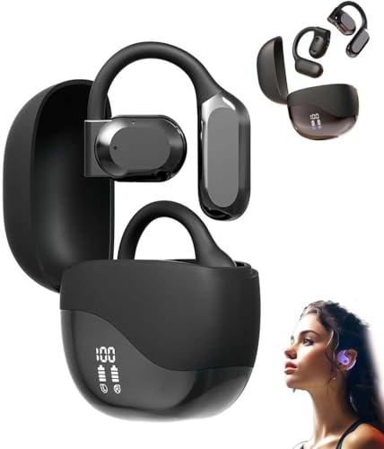 Ai Translating Ear Buds, Al Übersetzer-Ohrhörer, KI-Übersetzungsdrahtlose Bluetooth-Ohrhörer, Sofortübersetzung in 144 Sprachen, Kabellose Übersetzungs-Kopfhörer für Reisen Lernen (Schwarz)