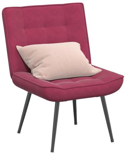 Xichuzi Relaxsessel Weinrot 64x74x84 cm Samt, Fernsehsessel, Kinosessel, Lesesessel, Tv Sessel, Ohrensessel, Armsessel, Seselstuhl Wohnzimmer - 4012321