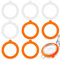 Yuomeaz 8 Pcs Rubber Seals for Glass Jars, 3.8 in Mason Jar Replacement Seal, Leak-Proof Silicone Storage Jars Seals Gaskets, Elastic Canning Rings Replacement (Inner Diameter 2.75 in / 7 cm)