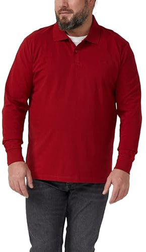 s.Oliver Langarm-Poloshirt aus Baumwoll-Piqué mit Bündchen