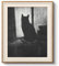 VIYYIEA Gerahmte Wandkunst für Wohnzimmer, schwarze Katze, Leinwanddrucke, Vintage-Heimdekoration, Tiergemälde, Bild, Badezimmer-Wanddekoration, Geschenke für Freunde oder Familie, einsame Katze, 12 x