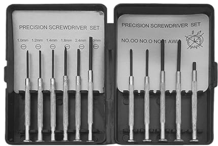 Mini-Schraubendreher-Set – 11 Stück Präzisions-Schraubendreher für Spielzeug | Mini-Reparaturwerkzeug-Set für Brille, Laptop, Uhr, Kamera, Klingel