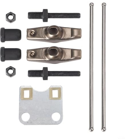 Ventil Wippe Kit kompatibel mit für GX160 für GX200 Motoren, Schubstange Führungsplatte Montage Ersatzteil 14431-ZE1-000 für Rasenmäher Reparatur