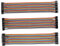 HALJIA 120pcs 30CM 12Inch Multicolored Jumper Wire 40pin Male to Female, 40pin Male to Male, 40pin Female to Female Breadboard Jumper Wires Ribbon Cables Kit