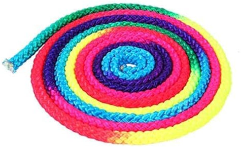 Spseil Lang Mehr,Gymnastikseil,Spseil,Spseil Ohne Griff,Gymnastik Seil Regenbogen Seil,Beweg & Fitn Sport ineil ythmische Gymnastik nst Seil Cetition Arts Spielseil Fitn S