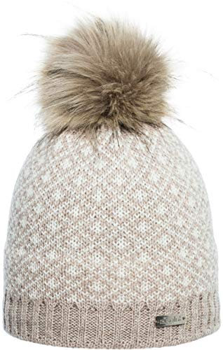 Eisglut Damen Stefanie Mütze, beige Mel, M 57-58cm
