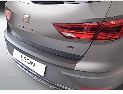 RGM ABS Heckstoßstangenschutz kompatibel mit Seat Leon (5F) ST S/SE/FR/X-Perience/Cupra 2017-2020 Schwarz