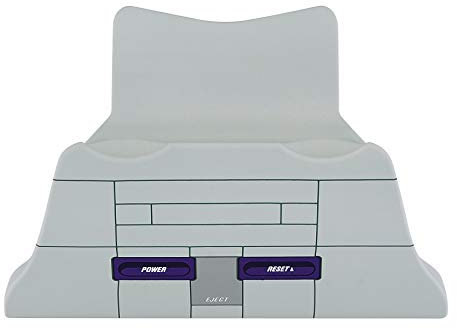 eXtremeRate Supporto Porta Joystick per ps4 Controller Stand Base per ps4 Slim Pro Controller con Tappetino in Gomma,Stile SNES Classico