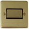 Contour Polished Brass Fan Isolator Switch (Brass Switch) - CB369