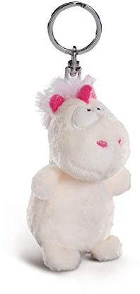 NICI 44771 LED-Plüsch-Schlüssellicht Einhorn Theodor 9cm, weiß