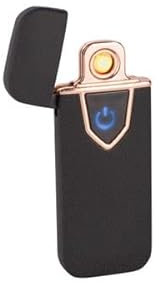 Accendino elettrico, antivento, ricaricabile tramite USB, colori assortiti