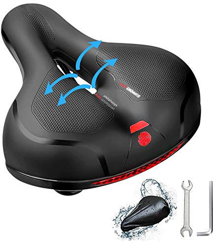 ITCMEE Bike Saddle Hollow Ergonomic Bicycle Seat Breathable Memory Sponge Bike Saddle Comfortable Cycling Seat Cushion Pad Mountain Bike/Exercise Bike/Road Bike Seats
