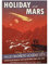Visit Mars Science Space Kunstdruck - Vintage Sci-Fi Retro Reise Poster A3