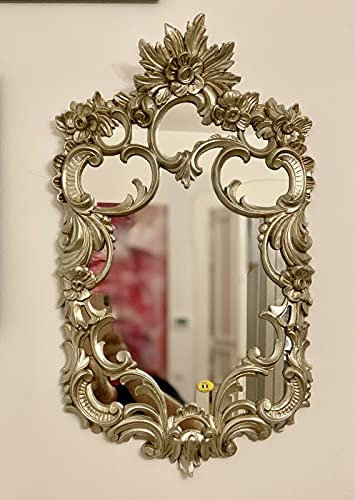 artissimo Wandspiegel Altsilber Barock Antik Rokoko 60x35 c511 Flurspiegel Badspiegel Wanddeko Wandrelief