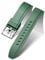 BINLUN Silikon Uhrenarmbänder Schnellverschluss Gummi Uhrenarmband Smartwatch Armband Ersatz Wasserdichte Sport Kautschuk Uhrenband für Herren und Damen (22mm, Grün)