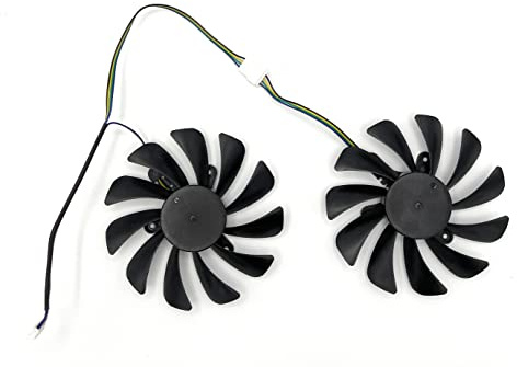 SISS Grafikkartenlüfter 95mm GFM10012H12SPA, GAA8S2U kompatibel mit Zotac GeForce GTX 1070 Ti AMP Edition, GTX 1080Ti AMP Edition