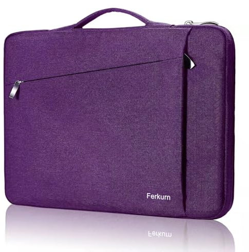 Ferkurn Laptop Case Sleeve Cover Chromebook Case Compatible with Macbook Air/Pro, iPad, Surface Pro, Acer Spin, HP, XPS, ASUS Vivobook, Samsung, Waterproof Laptop Bag, Purple, 11 11.6 inch
