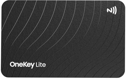 OneKey Sichere Bitcoin Crypto Seed Storage Lite, Cold Speicher Backup Karte für Hardware Cold Crypto Wallet, offene Quelle Kryptowährung Brieftasche Recovery Seed Phrase, Arbeit APP