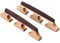 2. PCs 6. Saiten Banjo Bridge Rosenholz Dreibeinige Streichinstrumente Teile Für Ukulele Gitarre Banjo E-Gitarren Brücke
