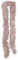 Uposao Federboa Weihnachtsboa, 200CM Federboa Flauschige Straußenfeder Verkleidungszubehör Halloween Handwerk Hochzeitsdekoration Girlande Federschal Damen Mädchen Karnevals Kostüm Accessoire,Rosa #2