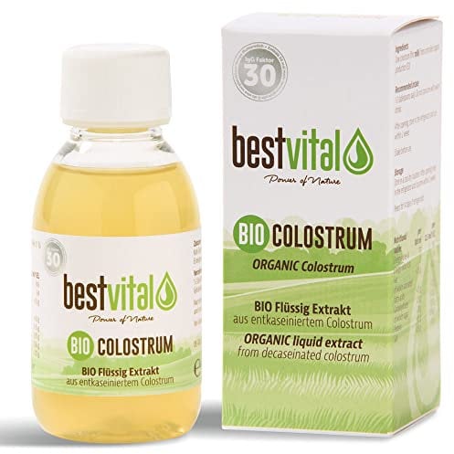 BIO Colostrum Liquid [125ml] | 100% Erstmilch aus DE/AT | Kinder & Erwachsene | Flüssiges Kolostrum zur Unterstützung des Immunsystems | Hohe Verträglichkeit | Deutsches BIO-Siegel