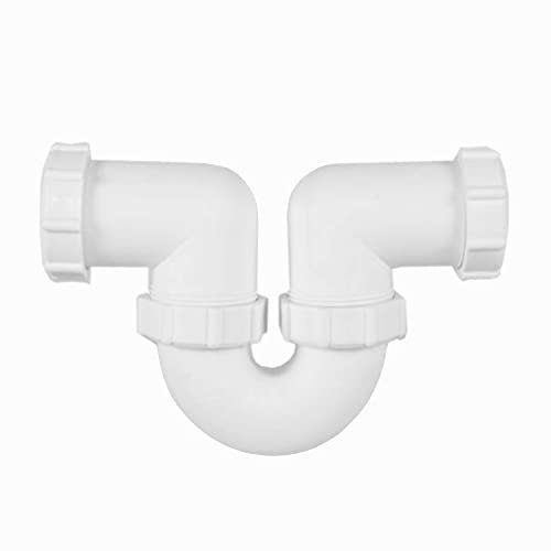 Siphon Geruchsverschluss U-Siphon Raumsparsiphon Röhrengeruchsverschluss Ø40 mm