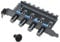 EMSea 4 Knob Cooling Fan Speed Controller PC 8 Channels Fan Hub Radiator for PC Computer Water Cooling System PC Fan Control Power Supply