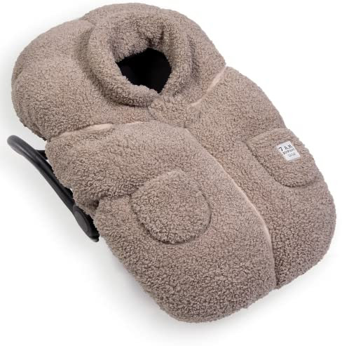 7AM Enfant Autositzbezüge – Cocoon-Babybezug für Jungen und Mädchen, regen- und schneeabweisend, atmungsaktiv, winddicht, Reißverschluss in der Mitte, universelle Passform für Autositz (0–12 Monate)