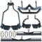 KORIKAHM Adjustable Lat Pull down Bar, Cable Machine Attachments for Gym, Home Gym Fitness T-bar Row Pulldown Attachments, Lat Pull Down Machine Wide Grip Neutral Grip Handle (BSP45678)