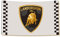 Kasflag Banner-Flagge, kompatibel mit Lamborghini-Flagge (90 x 150 cm, 150D Polyester, verblasst nicht), Auto-Dekoration für den Außenbereich, Männerhöhle