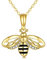 VONALA Biene Kette 925 Sterling Silber Anhänger Halskette Bienenschmuck Geschenke für Damen Mädchen (Biene)