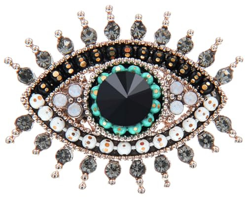 SOIMISS Broche Œil De Démon Épingle à Mauvais Œil Broche De Costume Épinglette Mauvais Œil Broche Mauvais Œil Épingle Pour Sacs à Broche De Mode Chapeaux Revers Métal Corsage Manquer