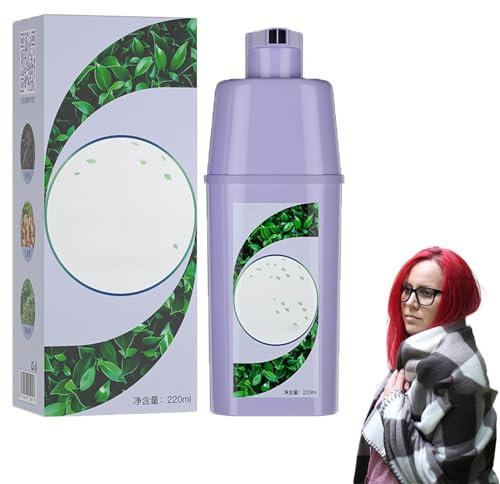 EXQST Sanfte Blasen-Haarfarbe, mildes reines Pflanzen-Haarfärbemittel, sofortiges Haarfärbe-Shampoo, pflanzliches Blasen-Haarfärbe-Shampoo, natürliches Haarfärbe-Shampoo, Haushalts-Haarfärbemittel