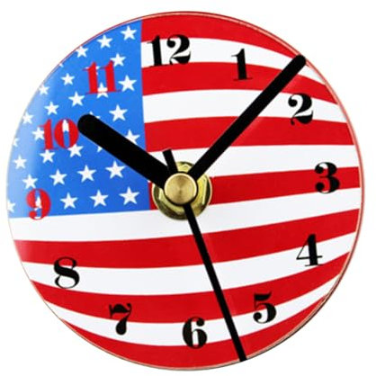 OKUMEYR Kühlschrankmagnete mit Flaggenmuster DIY-Timer Magnetaufkleber für Kühlschrank Wohndekoration Kühlschrankdeko
