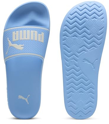 PUMA LEADCAT 2.0, Unisex Schiebe-Sandalen, TEAM LIGHT BLUE-ALPINE SNOW,