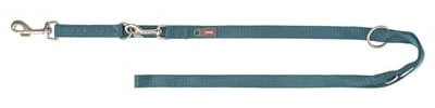Trixie - Trixie Hundeleine Premium verstellbar petrol blau