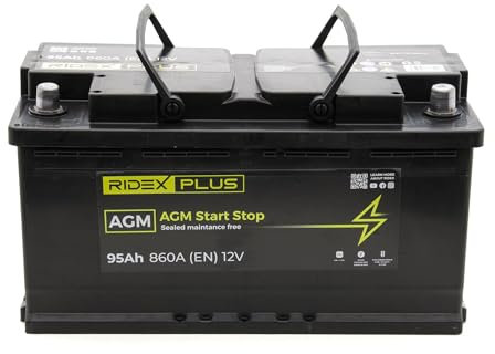 RIDEX PLUS Batterie 95, Ah 860, A/EN 1S0036P L 353mm B 175mm H 190mm