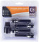 RYBO Lot de 4 boulons de verrouillage coniques M12 x 1,5 pour roue en alliage (noir, longueur du filetage 45 mm)