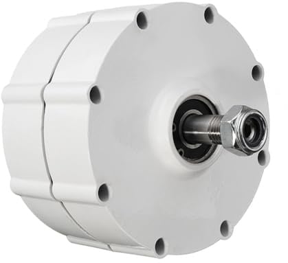 800W Permanentmagnet Generator 12V 24V 48V – 3-Phasen Getriebeloser Dynamo für Windkraftanlage DIY & Freie Energie Projekte (without-48V)