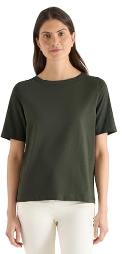 Damen Kurzarm T-Shirt mit U-Boot-Ausschnitt