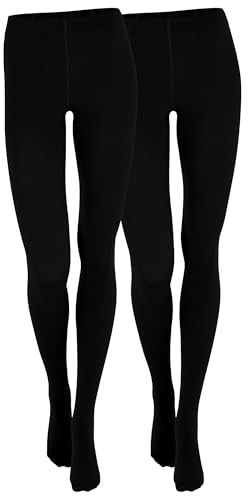 Yenita Damstrumpbyxor med fleece (2/4-pack) varma termostrumpbyxor svart, brun, röd, blå