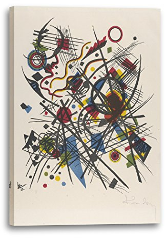Printed Paintings Leinwand (60x80cm): Wassily Kandinsky - Lithographie fur die vierte Bauhausmapp