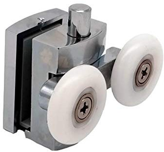 Shower Door Wheels | 20mm, 23mm or 25mm | Uppers or Lowers | Double Twin Shower Door Rollers Runners | ROLL009 (Lower Wheel, 20mm)