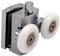 Shower Door Wheels | 20mm, 23mm or 25mm | Uppers or Lowers | Double Twin Shower Door Rollers Runners | ROLL009 (Lower Wheel, 20mm)