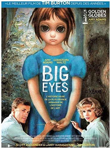 Affiche du Film Big Eyes Kino-Poster klein (53 x 40 cm, gefaltet) Tim Burton
